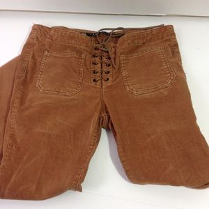Vintage Corduroy Brown Jeans Tinseltown Brown Lace
